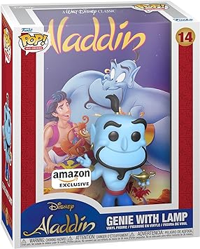 Funko Pop! Vinyl Disney 14 VHS Cover Aladdin - Genie with Lamp