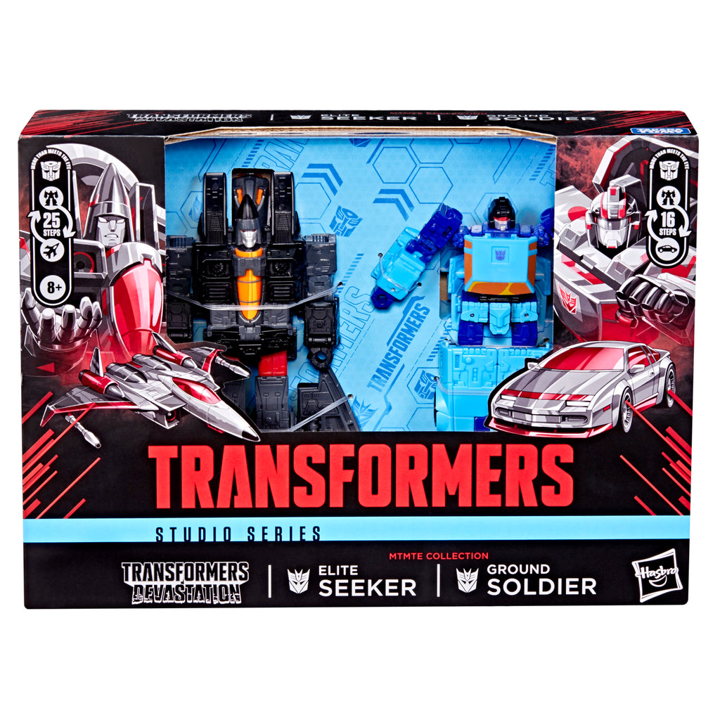 Transformers Studio Series Gamer Edition Elite Seeker and Ground Soldier 2 pack (Transformers: Devastation)