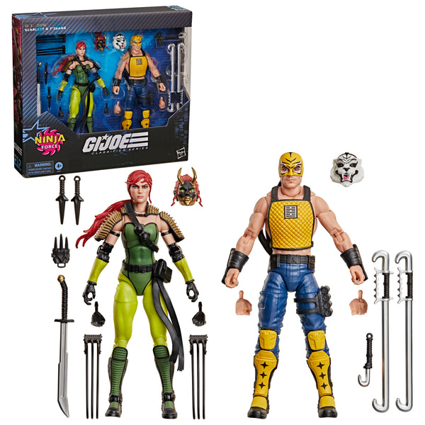GI Joe Classified 212 Ninja Force Scarlett and T'jbang (Exclusive