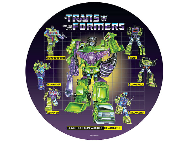 Transformers Retro Devastator mouse pad
