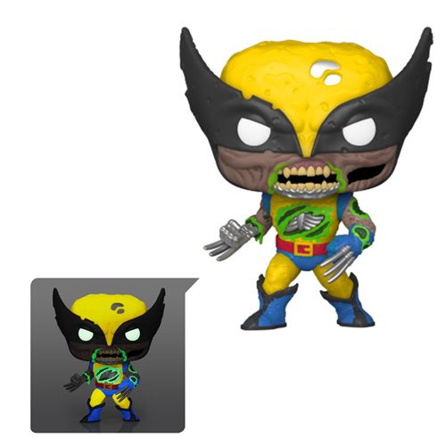 Funko Pop! Vinyl 662 Marvel Zombies Wolverine (Exclusive - Glow in