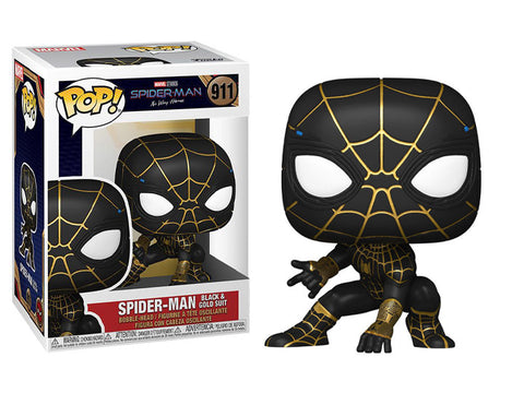 Funko Pop! Vinyl No Way Home 911 Spider-man (Black and Gold Suit)