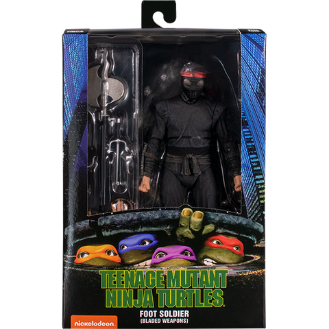 Teenage Mutant Ninja Turtles 1990 movie 7 inch scale Foot Soldier Bladed weapons