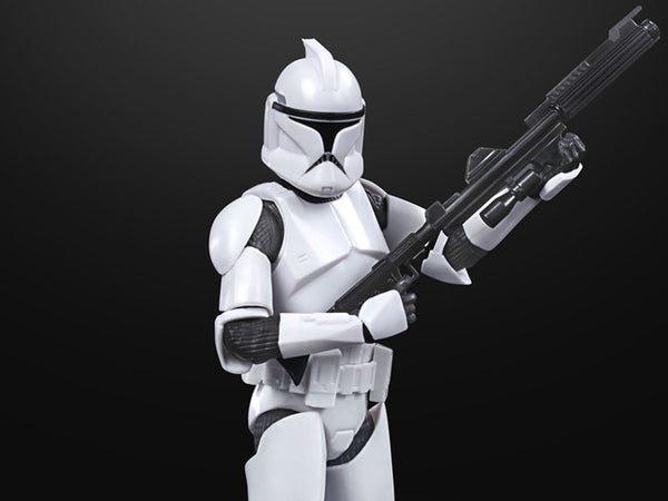 Star Wars Black Series Phase 1 Clone Trooper w/helmet (Attack of
