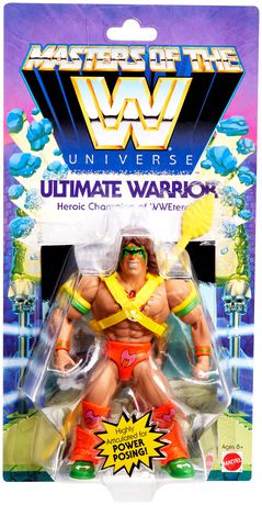Masters of the WWE Universe Ultimate Warrior (Wave 1 orange outfit)