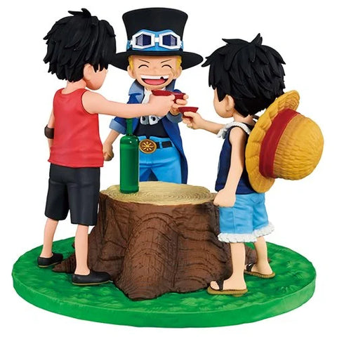 One Piece Ace, Sabo and Luffy Dramatic Memories Revible Moment Ichibansho Statue