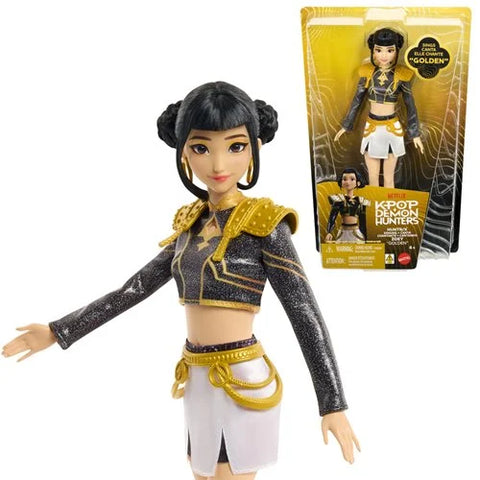 Mattel KPop Demon Hunters Huntr/x Zoey Golden Singing Doll