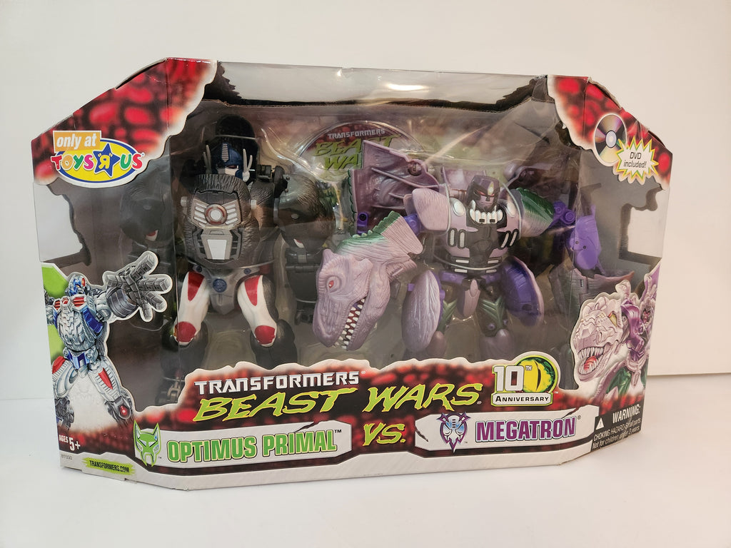 Transformers Beast Wars 10th Anniversary Optimus Primal vs Megatron (TFVADB6)