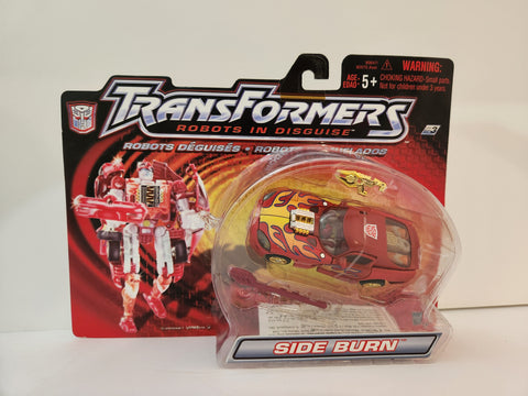 Transformers Robots in Disguise (2001) Super Side Burn (TFVADE1)