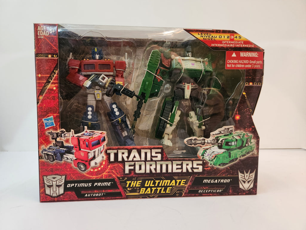 Figurines Transformers Heros of Cybertron Optimus Prime et Mégatron Figurines Transformers Heros of Cybertron Optimus Prime et Mégatron