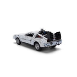 Hollywood Rides Back to the Future Time Machine 40th Anniversary 1:32 Scale Die-Cast Metal Vehicle