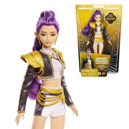 Mattel KPop Demon Hunters Huntr/x Rumi Golden Singing Doll