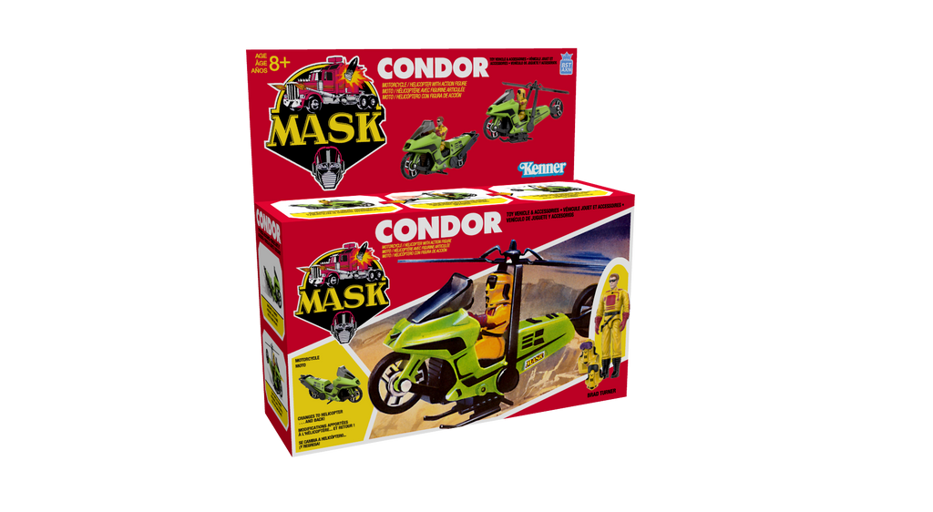 M.A.S.K. Condor Vehicle with Brad Turner