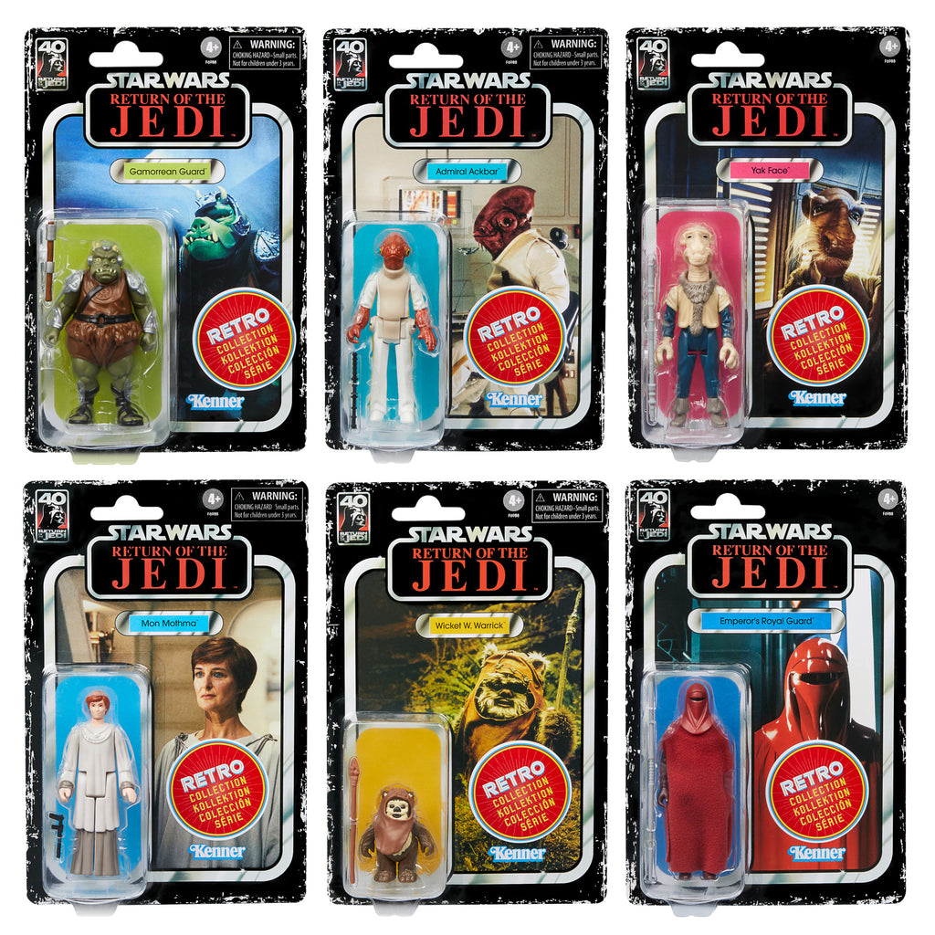 Star Wars The Retro Collection Return of the Jedi 6 pack