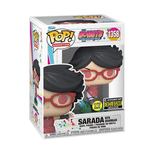 Funko Pop! Vinyl Boruto 1358 Sarada with Sharingan (Glow in the Dark) (Exclusive)