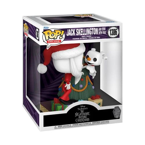 Funko Pop! Vinyl Nightmare Before Christmas 1386 Jack Skellington with Zero and Tree Deluxe Funko