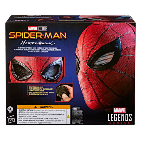 Marvel Legends 1:1 Wearable Electronic Spider-Man Homecoming Wearable Expressive Mask