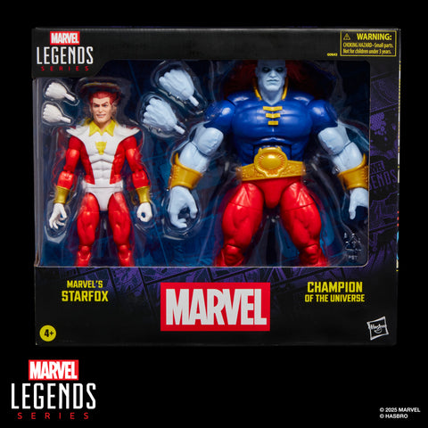 Marvel Legends Starfox and Champion of the Galaxy 2 Pack