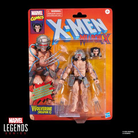 Marvel Legends Retro Wolverine - Weapon X (Exclusive)
