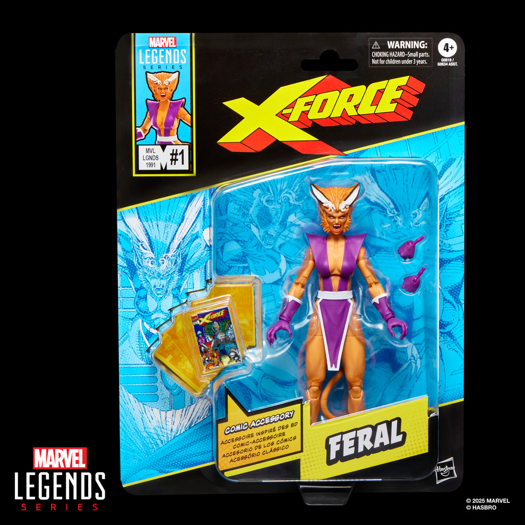 Marvel Legends Feral (with mini-comic)