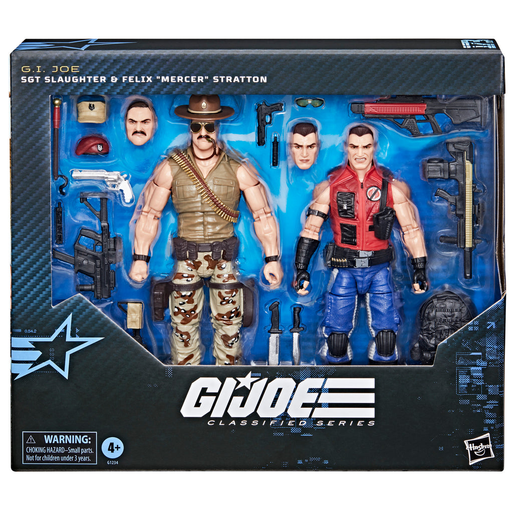 GI Joe Classified 173 Sgt. Slaughter and Felix "Mercer" Stratton 2 pack