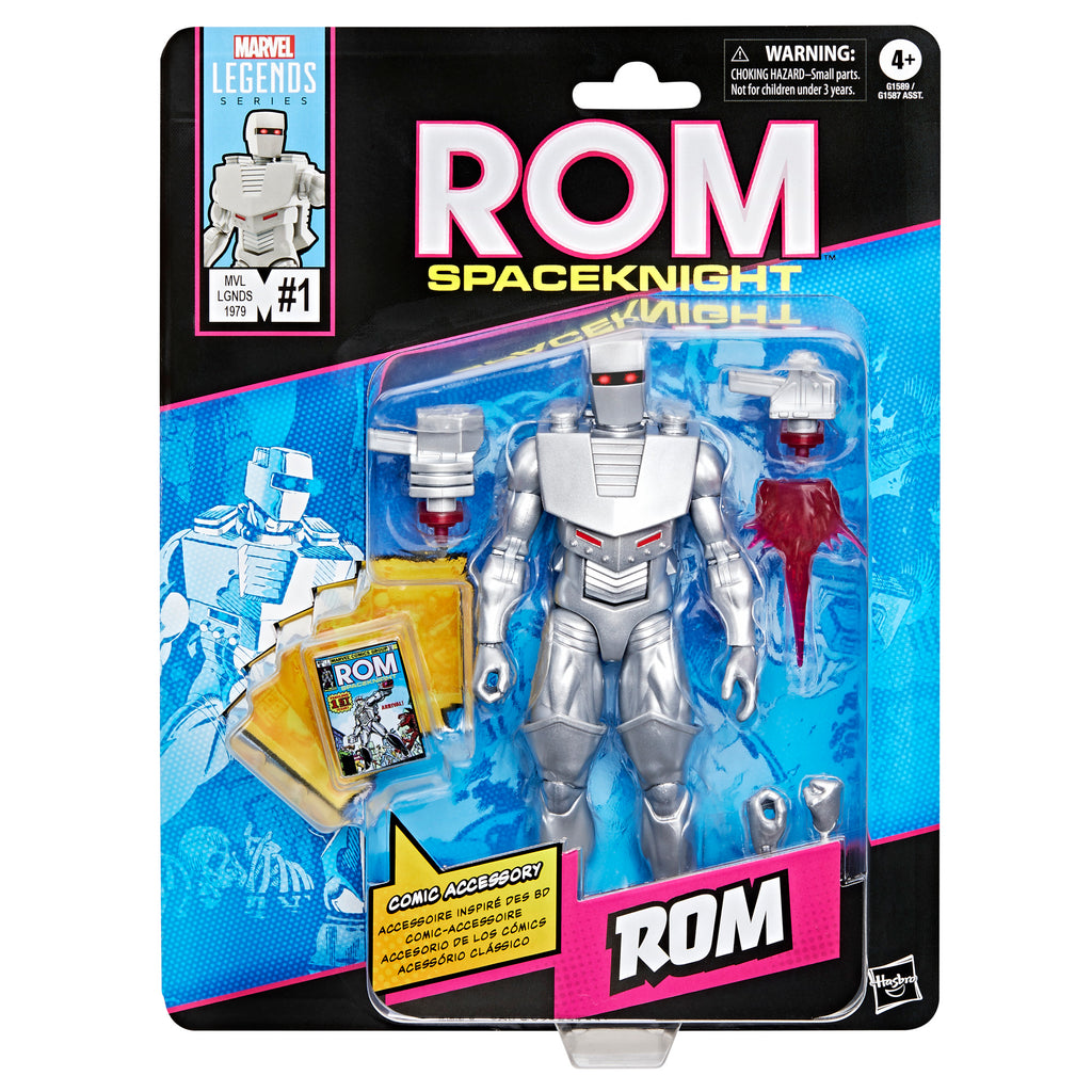 Marvel Legends Retro Rom - SpaceKnight with mini-comic