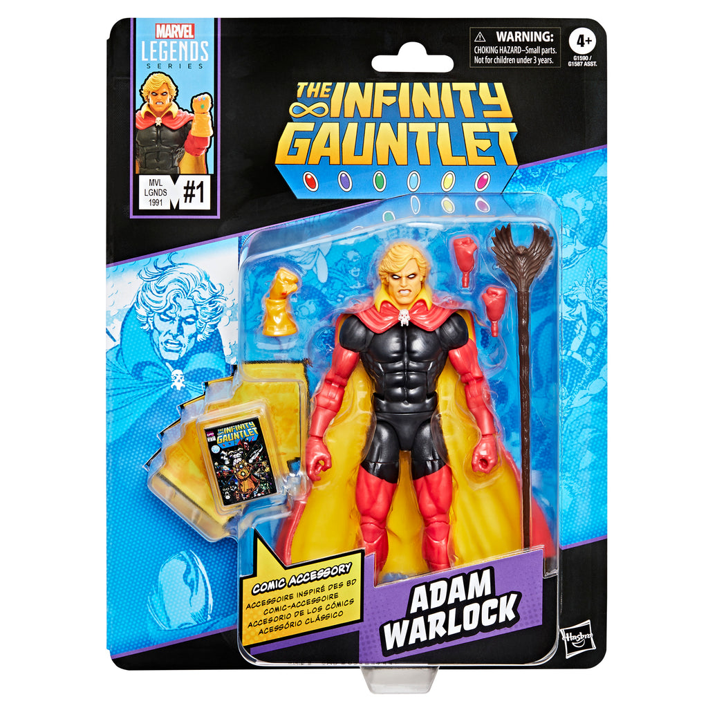 Marvel Legends Retro Adam Warlock with mini-comic