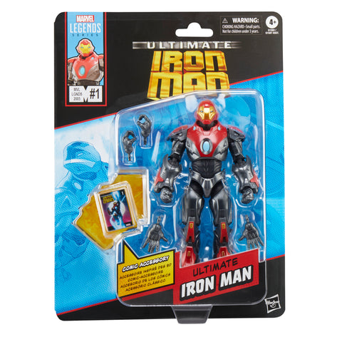 Marvel Legends Retro Ultimate Iron Man with mini-comic