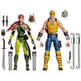 GI Joe Classified 212 Ninja Force Scarlett and T'jbang (Exclusive)
