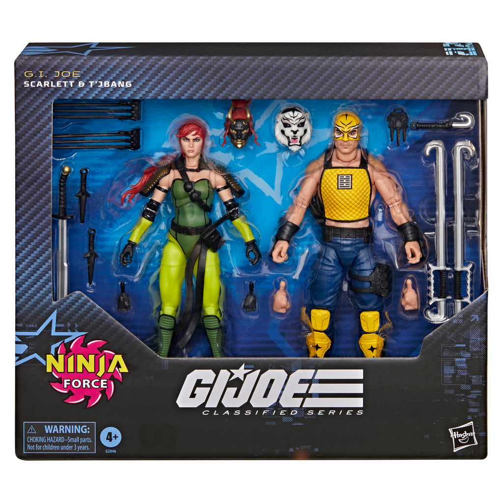 GI Joe Classified 212 Ninja Force Scarlett and T'jbang (Exclusive)
