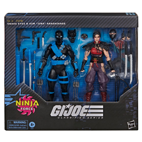 GI Joe Classified 223 Ninja Force Snake Eyes and Jinx (Exclusive)