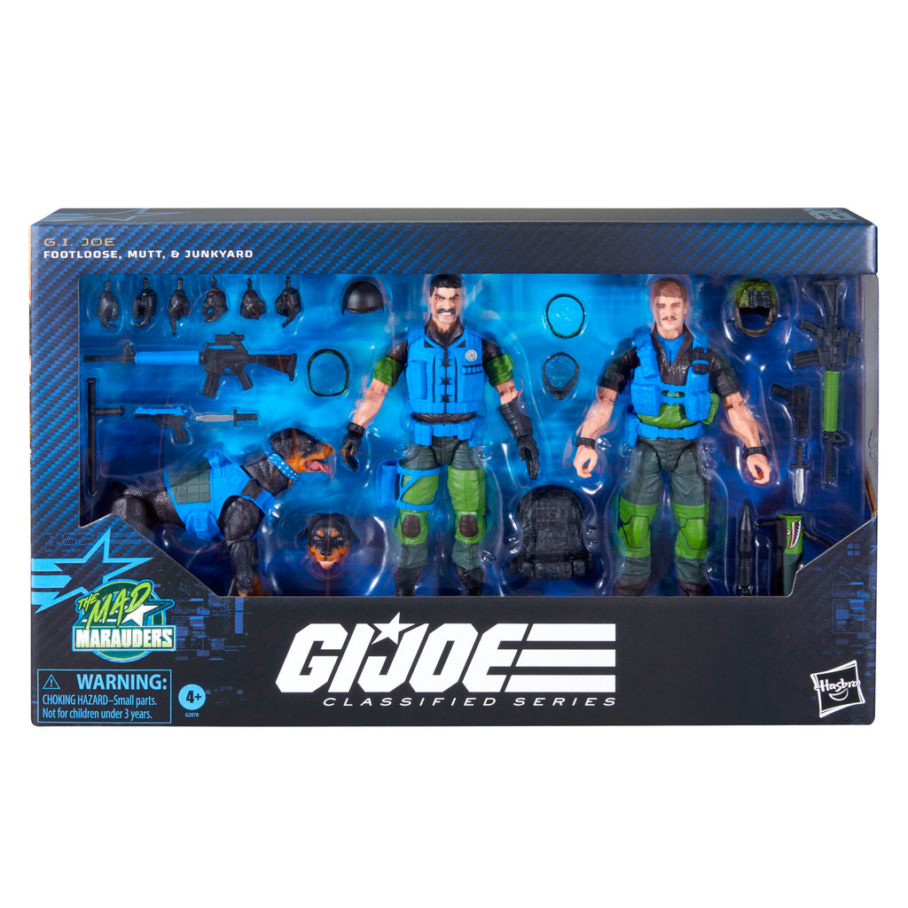 GI Joe Classified 220 Deluxe Mad Marauders Footloose, Mutt, and Junkyard