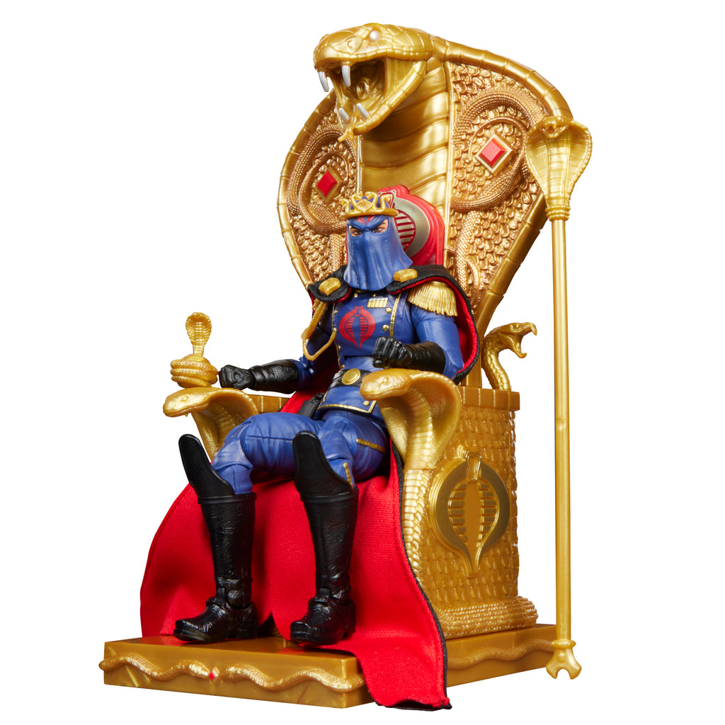 GI Joe Classified 221 Cobra Commander in Dress Uniform and Throne