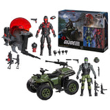 GI Joe Classified 218 Snake Eyes and Varmint ATV vs Stealth Viper and Cobra Stealth Flight Pod (Trubble Bubble)