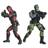 GI Joe Classified 218 Snake Eyes and Varmint ATV vs Stealth Viper and Cobra Stealth Flight Pod (Trubble Bubble)
