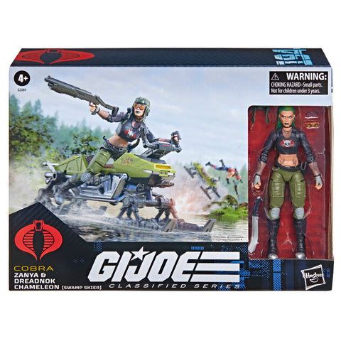 GI Joe Classified Deluxe 194 Zanya and Dreadnok Chameleon