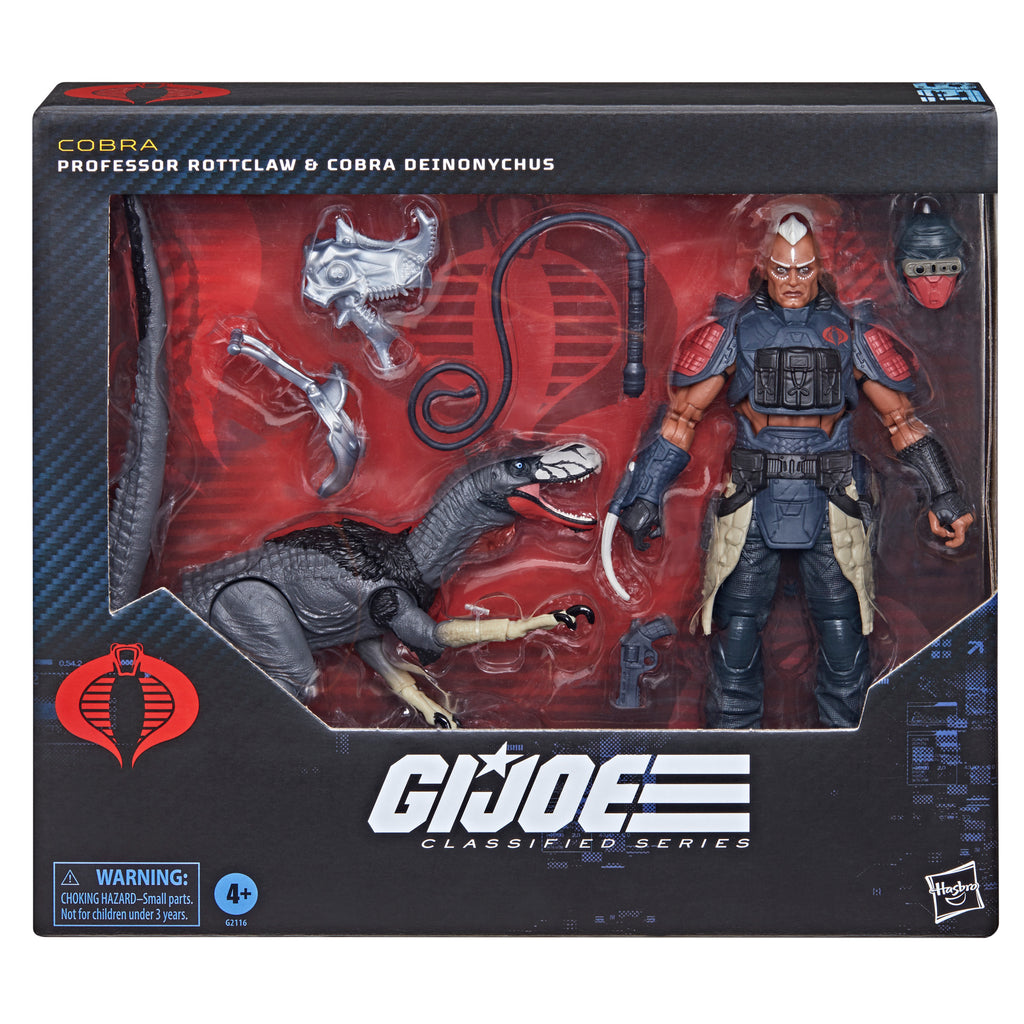 GI Joe Classified Deluxe 196 Professor Rottclaw and Cobra Deinonychus