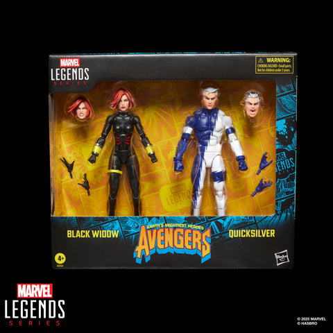 Marvel Legends Black Widow and Quicksilver 2 pack
