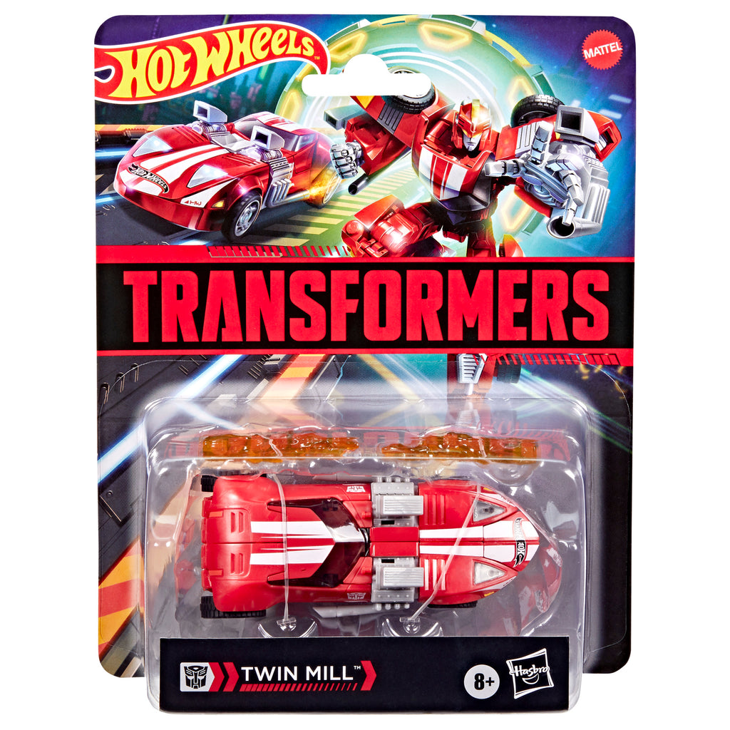 Transformers X Hot Wheels Collaborative Twin Mill - Red (Exclusive)