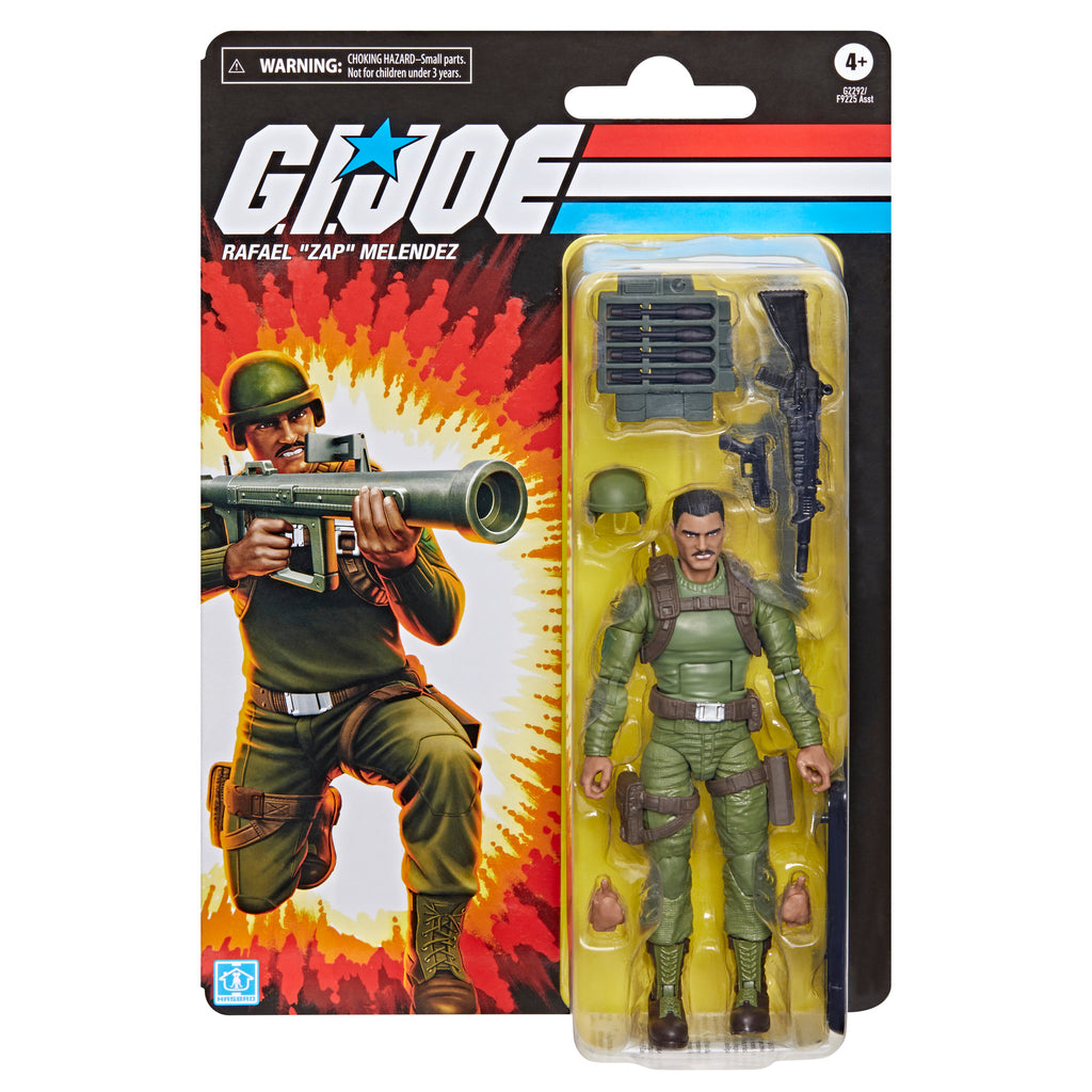 GI Joe Classified Retro 6 Inch Rafael "Zap" Melendez