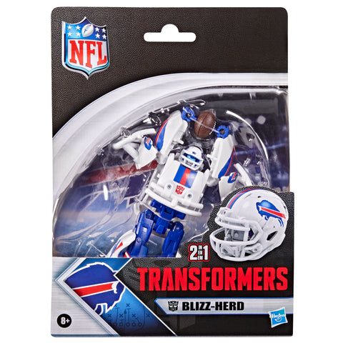 Transformers NFL Crossover Buffalo Bills Blizz-Herd