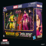 Marvel Legends Gamerverse Psylocke vs Wolverine Player 2 Double Pack