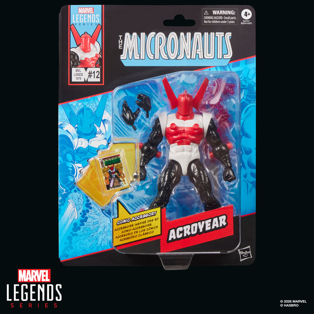 Marvel Legends Micronauts Acroyear (with mini-comic)
