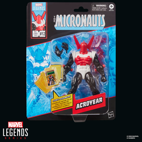 Marvel Legends Micronauts Acroyear (with mini-comic)