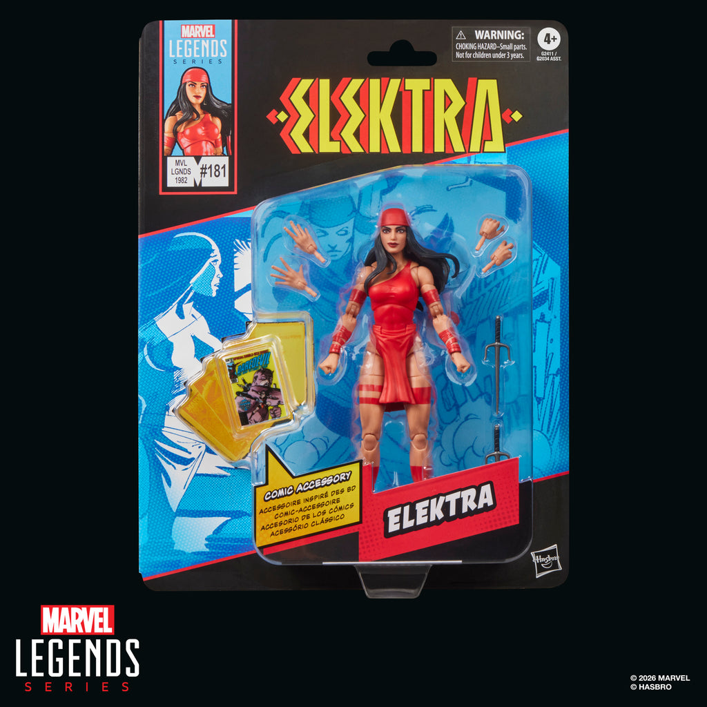 Marvel Legends Elektra (with mini-comic)