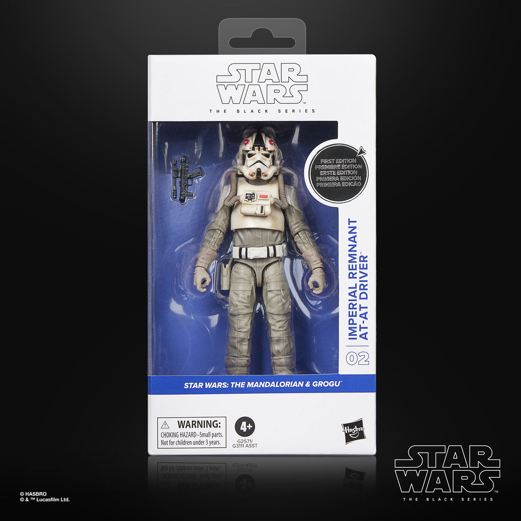 Star Wars: The Black Series Imperial Remnant AT-AT Driver #02 (Mandalorian and Grogu) (First Edition White Box)
