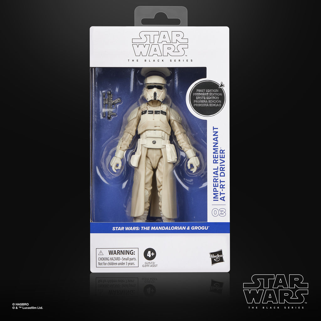Star Wars: The Black Series Imperial Remnant AT-RT Driver #03 (Mandalorian and Grogu) (First Edition White Box)