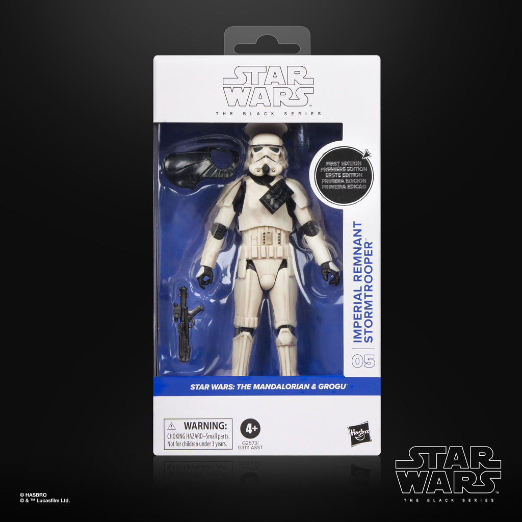 Star Wars: The Black Series Imperial Remnant Stormtrooper #05 (Mandalorian and Grogu) (First Edition White Box)