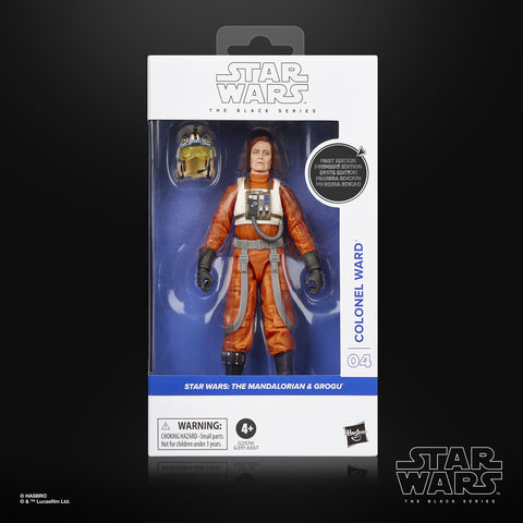 Star Wars: The Black Series Colonel Ward #04 (Mandalorian and Grogu) (First Edition White Box)