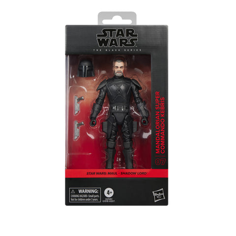 Star Wars: The Black Series Mandalorian Super Commando Kebris (Maul - Shadow Lord)
